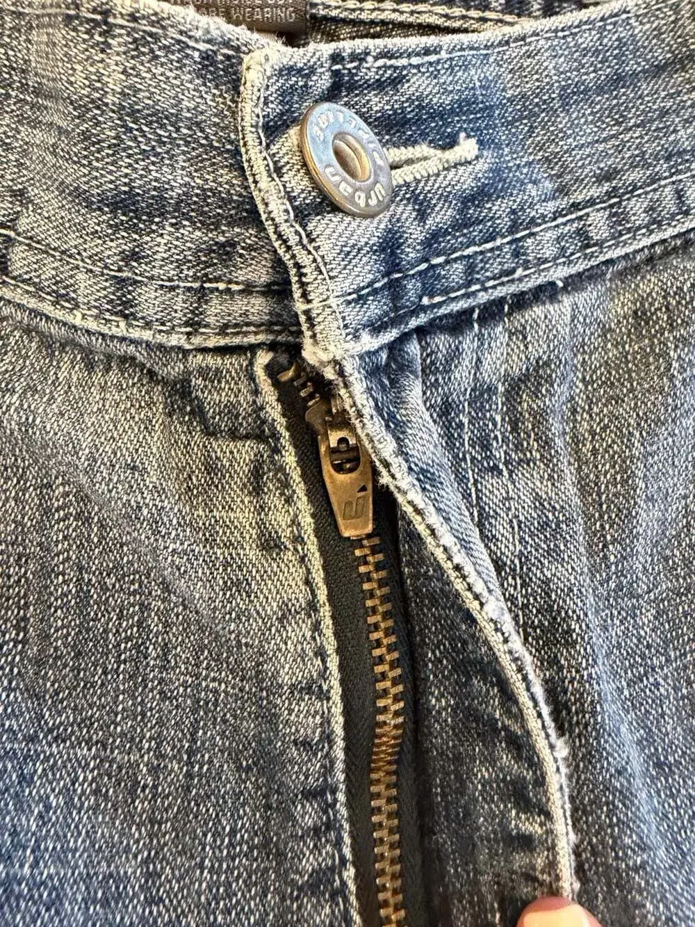Urban Pipeline Men's Carpenter Denim Jeans Med Wash Baggy Fit 36x30